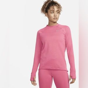 Women’s Nike Therma-Fit Element Running Crewneck athletic shirt.